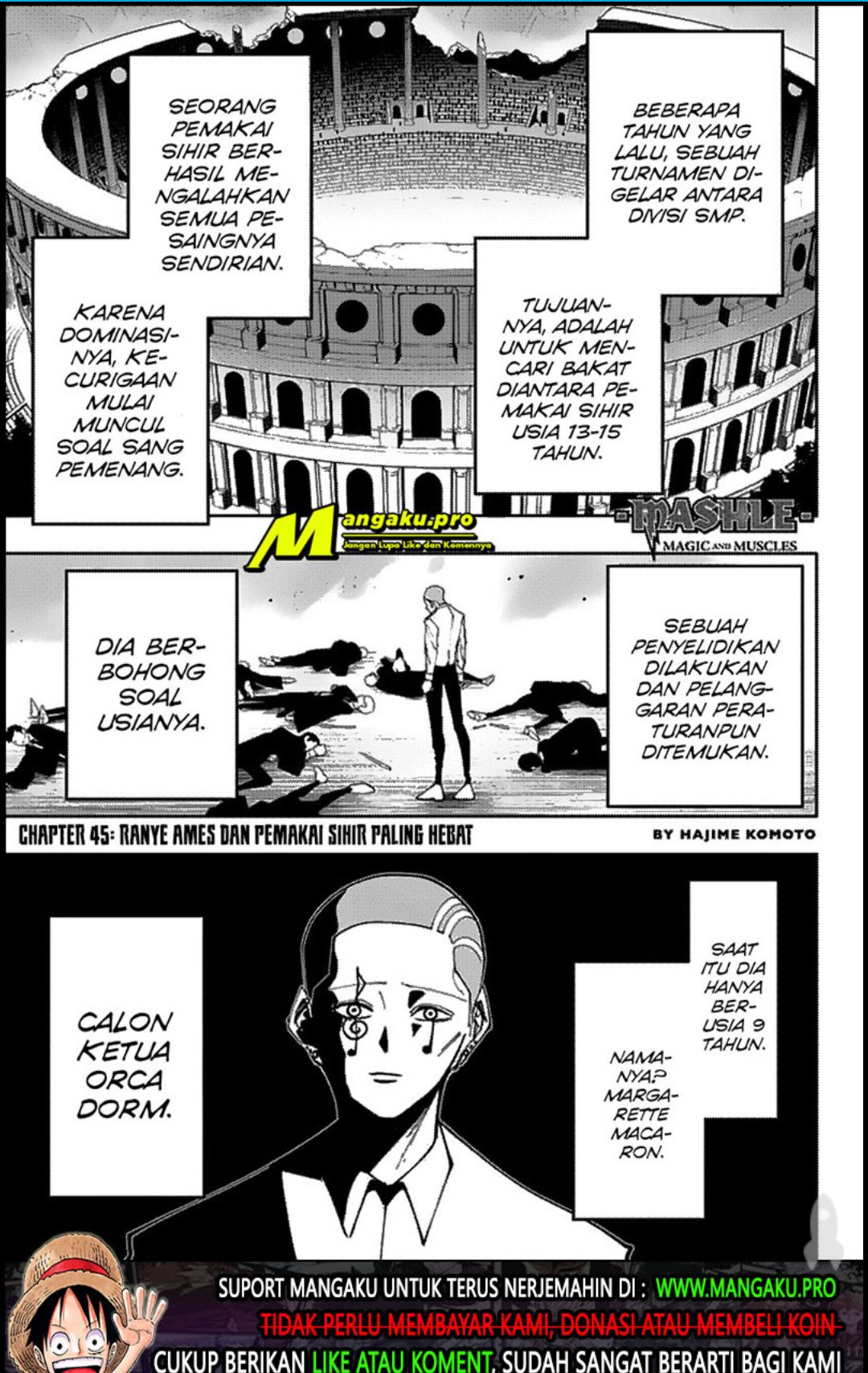 Mashle: Magic and Muscles chapter 45
